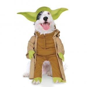 Disfraz de Yoda para perro