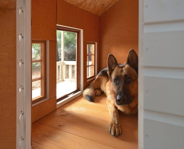 Caseta de madera para perros Baqueira