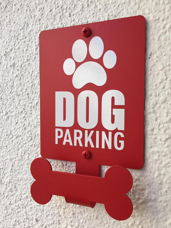 Señal de parking para perros